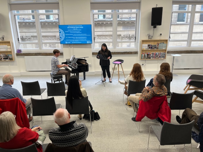 Victorian sheet music recitals: Singer Enson Lee performs some of Leeds Central Library's Victorian sheet music in the building's newly refurbished music library.
The recitals will be taking place as part of Heritage Open Days.