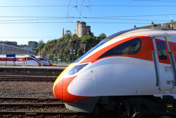 LNER Azuma Trains in Edinburgh Waverley station, LNER-2