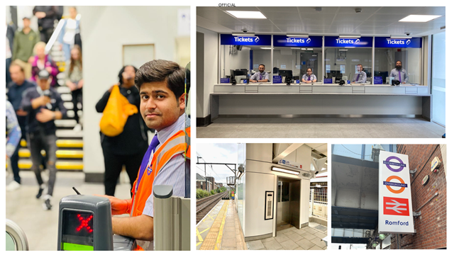 Passengers benefit from completion of Romford station upgrades: Romford Station completion August 2022