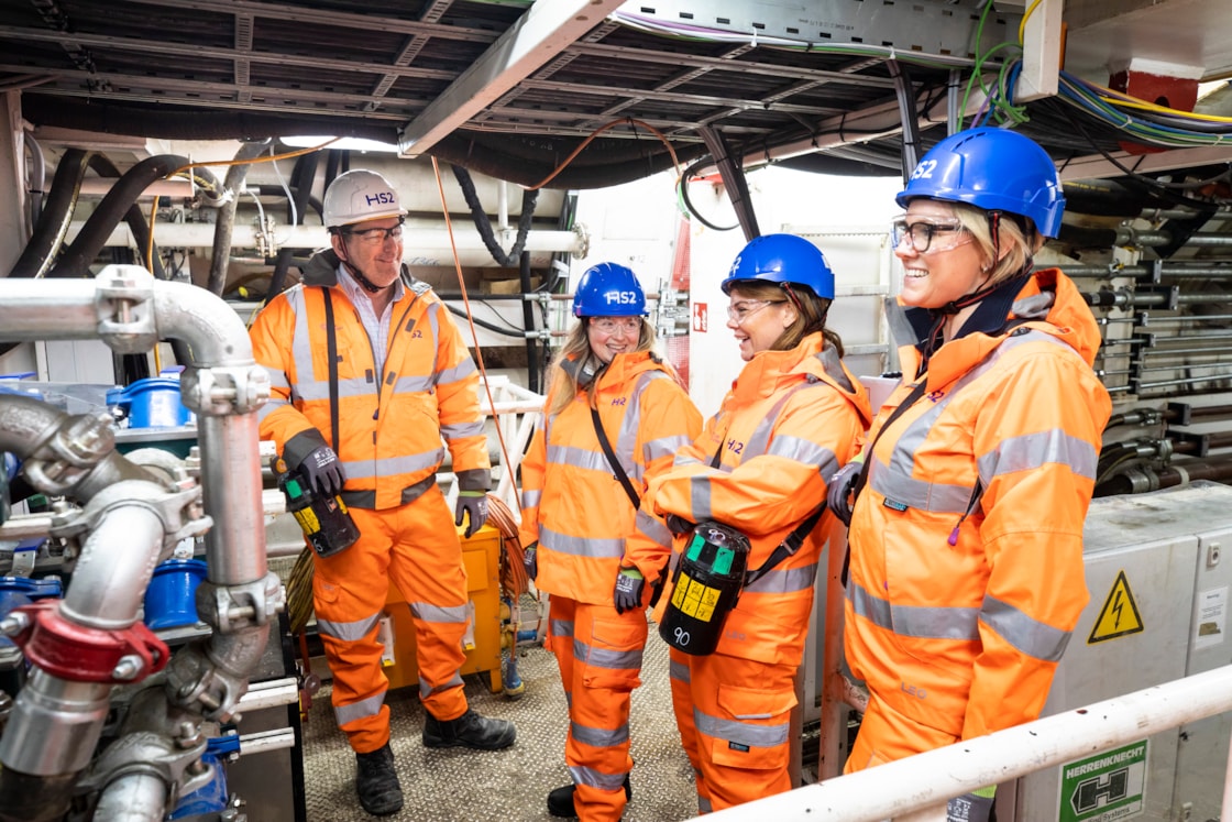 TBM Karen launches to Euston