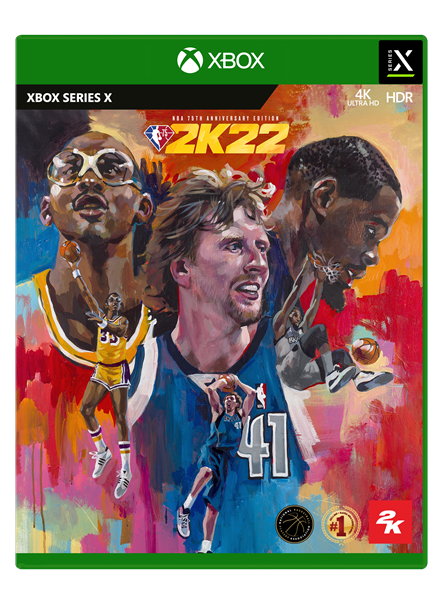 NBA 2K22 - Cover - NBA 75th Anniversary Edition - Xbox XS