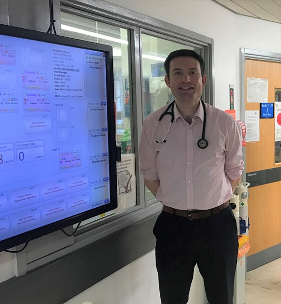 COVID-19 pulse oximetry 'virtual ward' service monitors patients at home in Lancashire and South Cumbria: Tim Gatheral Respiratory Consultant UHMBT