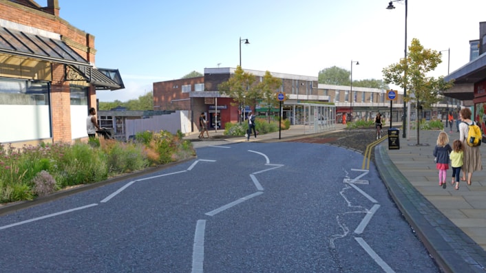 Armley Town Street - Theaker Lane junction visualisation: Armley Town Street - Theaker Lane junction visualisation