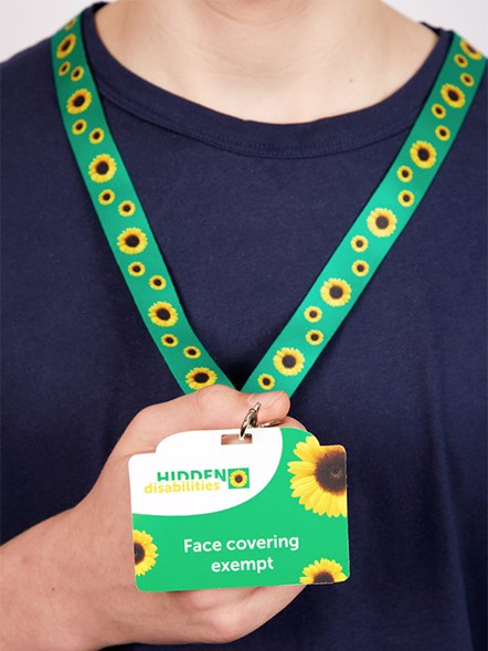 Sunflower lanyard