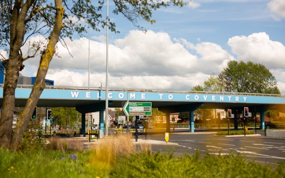 Welcome to Coventry sign