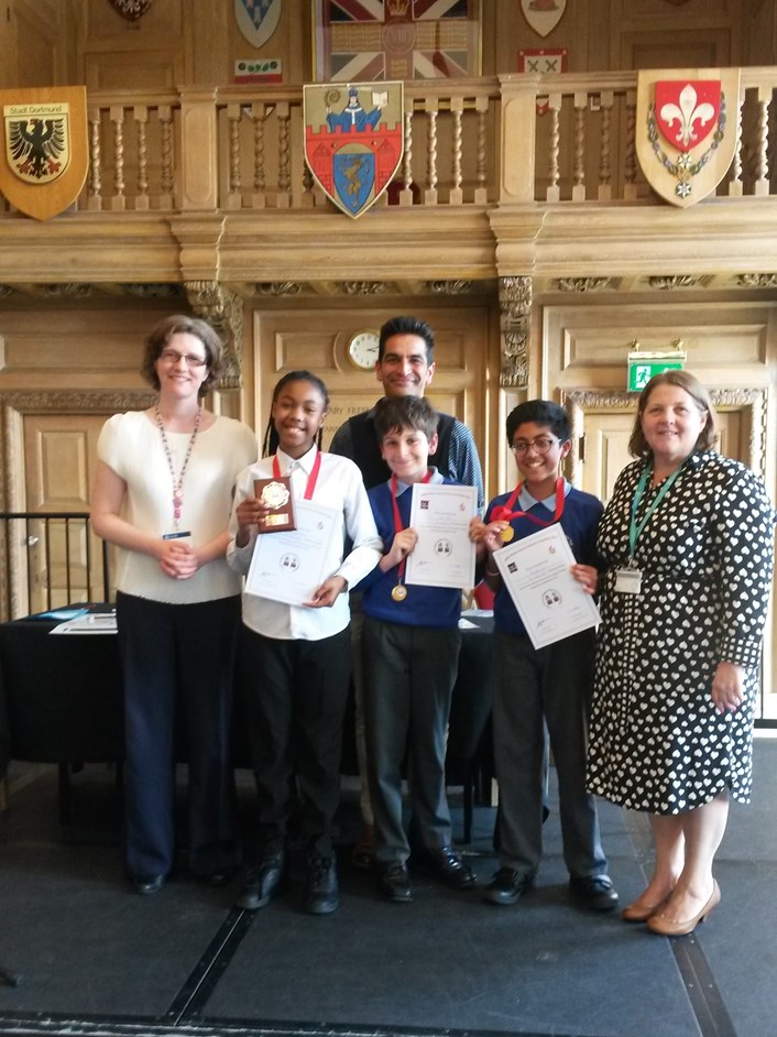 Leeds primary schools debating competition 2017: moorallertonhallwinningteam12017.jpg