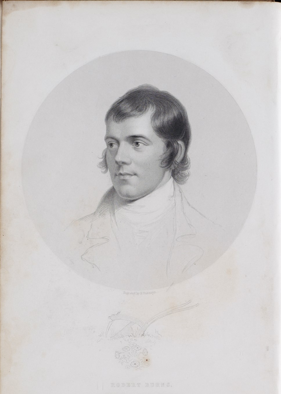 Robert Burns. Blackie & Son, Glasgow, Edinburgh & London. Engraver ...