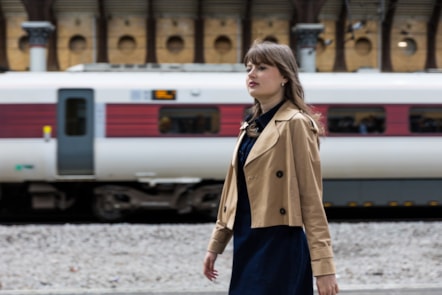 Katie Kennedy at York Station for LNER