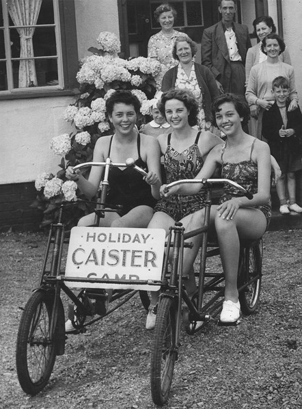 Caister holiday camp girls 1952