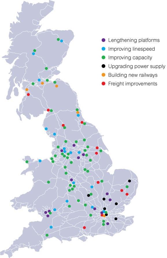 Project Map: Map of improvement projects 2009-2014