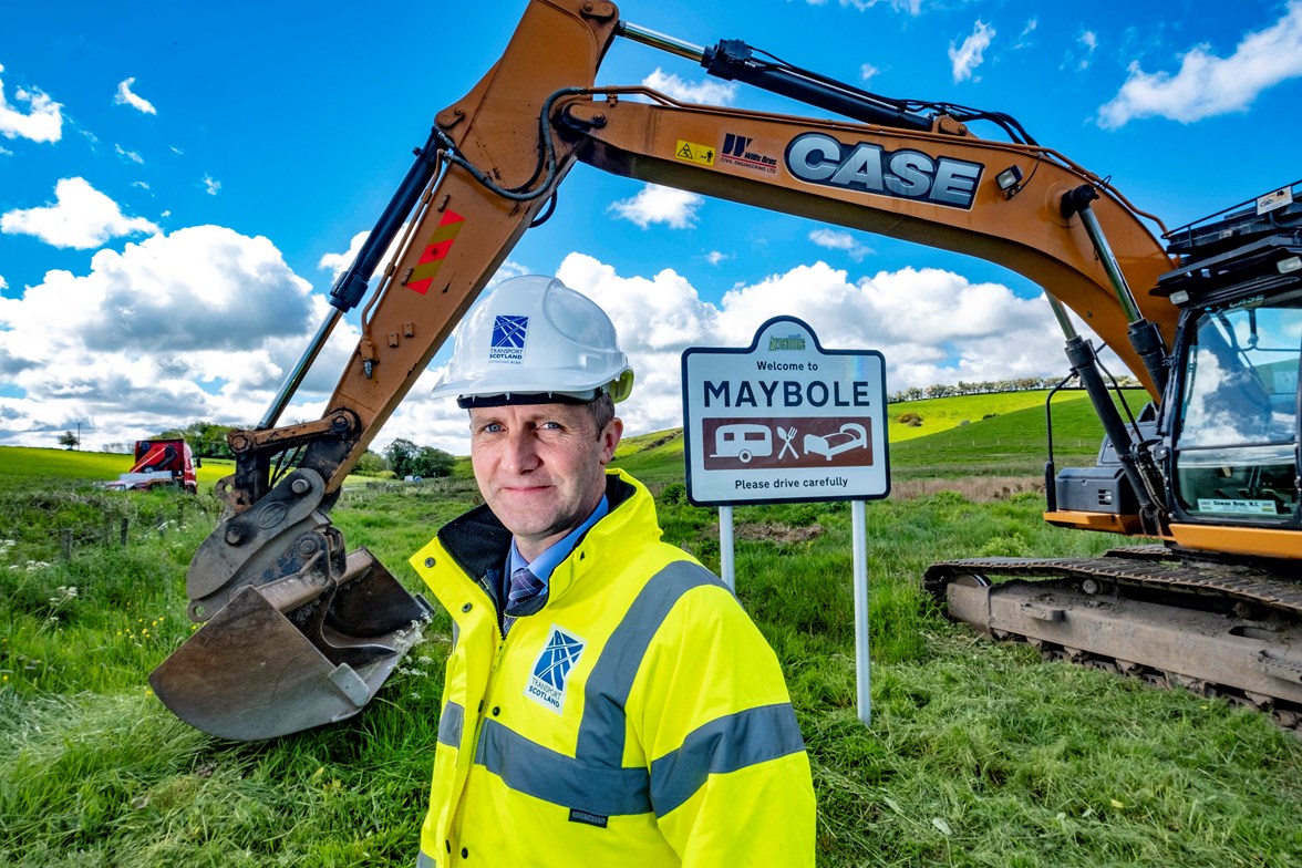 Maybole sod cut