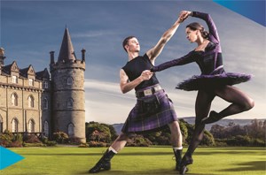 A Warm Welcome to Scotland: Airport Arrival Artwork