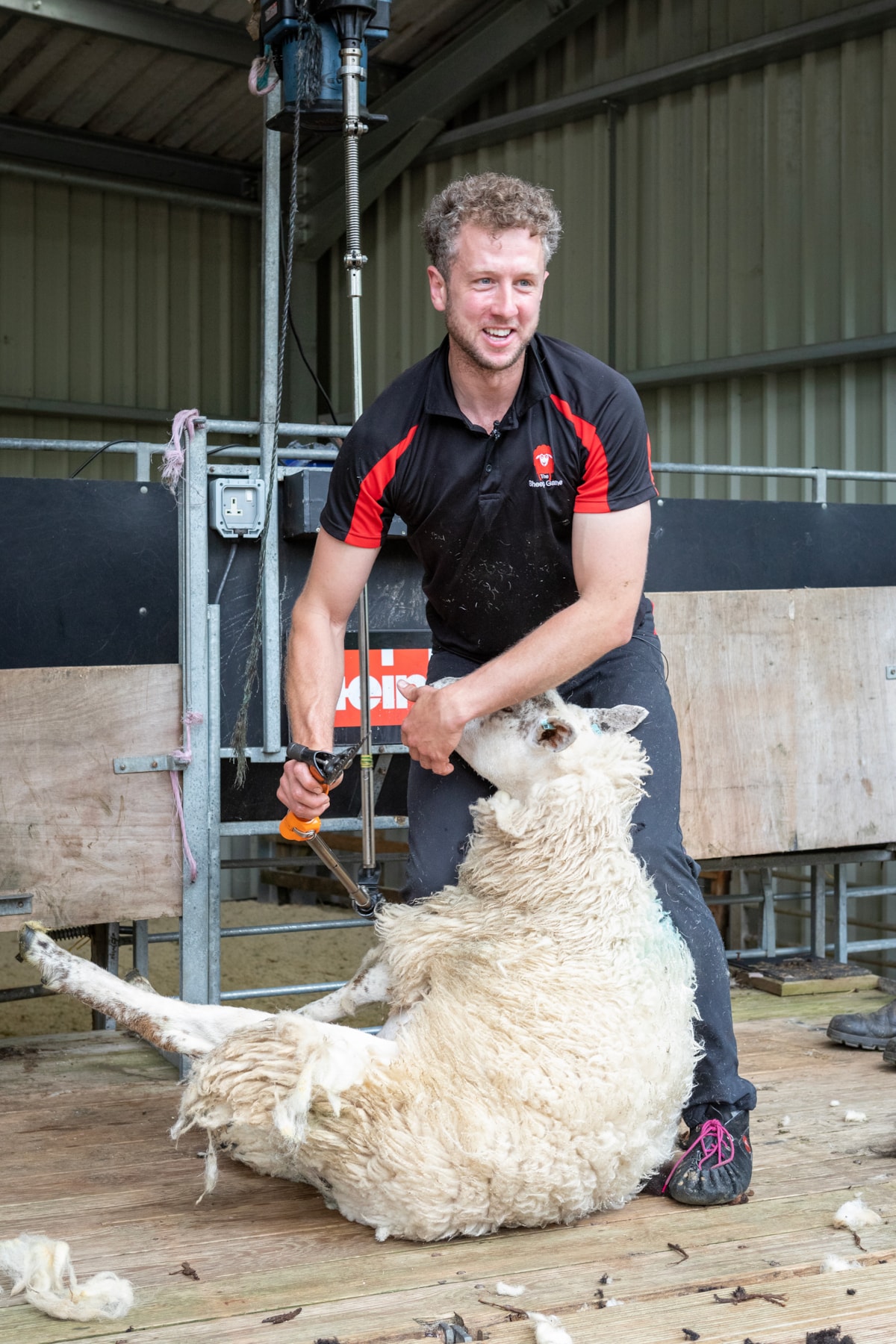 Cammy Wilson in action at the National Museum of Rural Life.  Photo © Ruth Armstrong (2)