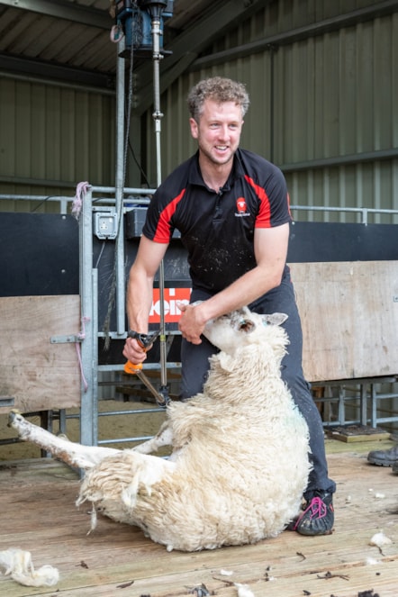 Cammy Wilson in action at the National Museum of Rural Life.  Photo © Ruth Armstrong (2)