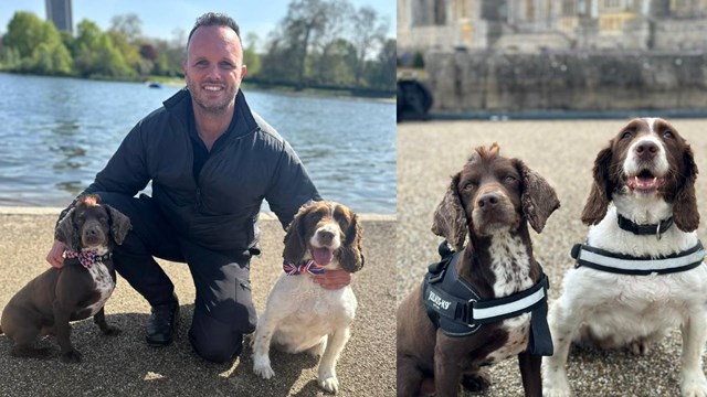 PD Rocco, PD Isla and PC Gareth Gummerson