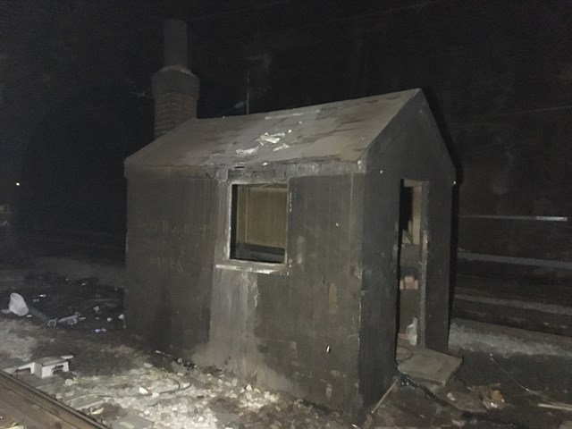 Network Rail reveals a tiny piece of track history: Tiny hut in the tunnels of Liverpool Lime Street station-2