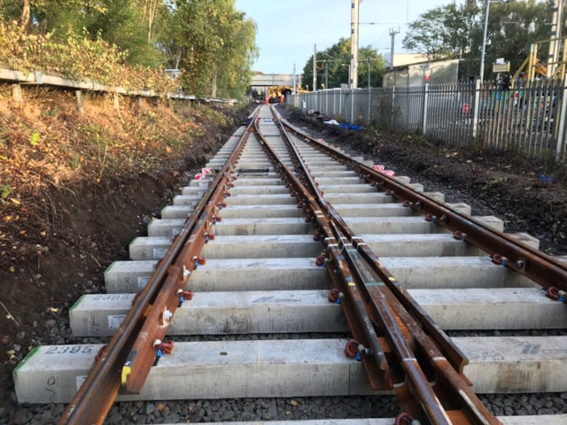 New switches and crossings installed during Doncaster track upgrades