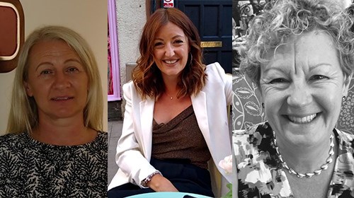Women in Rail Award Shortlisted Candidates - Karen Paton, Emily Hall and Caroline Donaldson