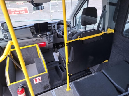 Inside one of LCC's brand new SEND minibuses