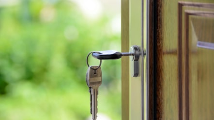 door with keys