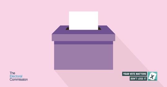 Make your vote count in the Leeds local elections: Ballot box image