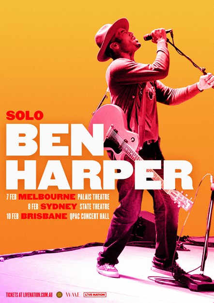 Ben Harper 2023 Tour Poster