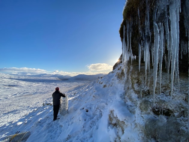 Preparations for planting ©Natalie Ward/NatureScot