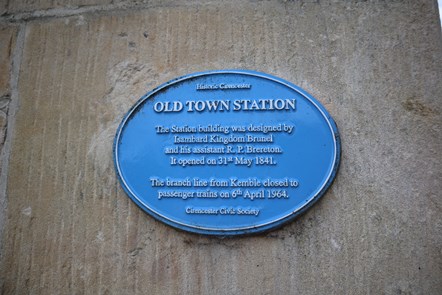 Old Station Plaque