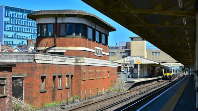 ONE WEEK TO GO: Vital engineering work in the Woking area to impact Main Line services over Christmas and New Year: Train at Woking station