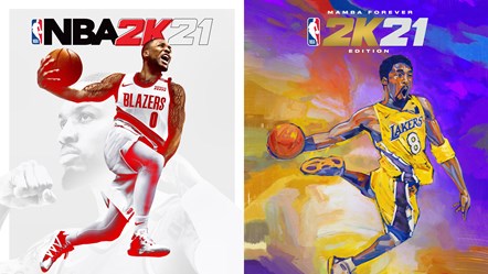 NBA 2K21 Current-Gen Covers Side-by-Side