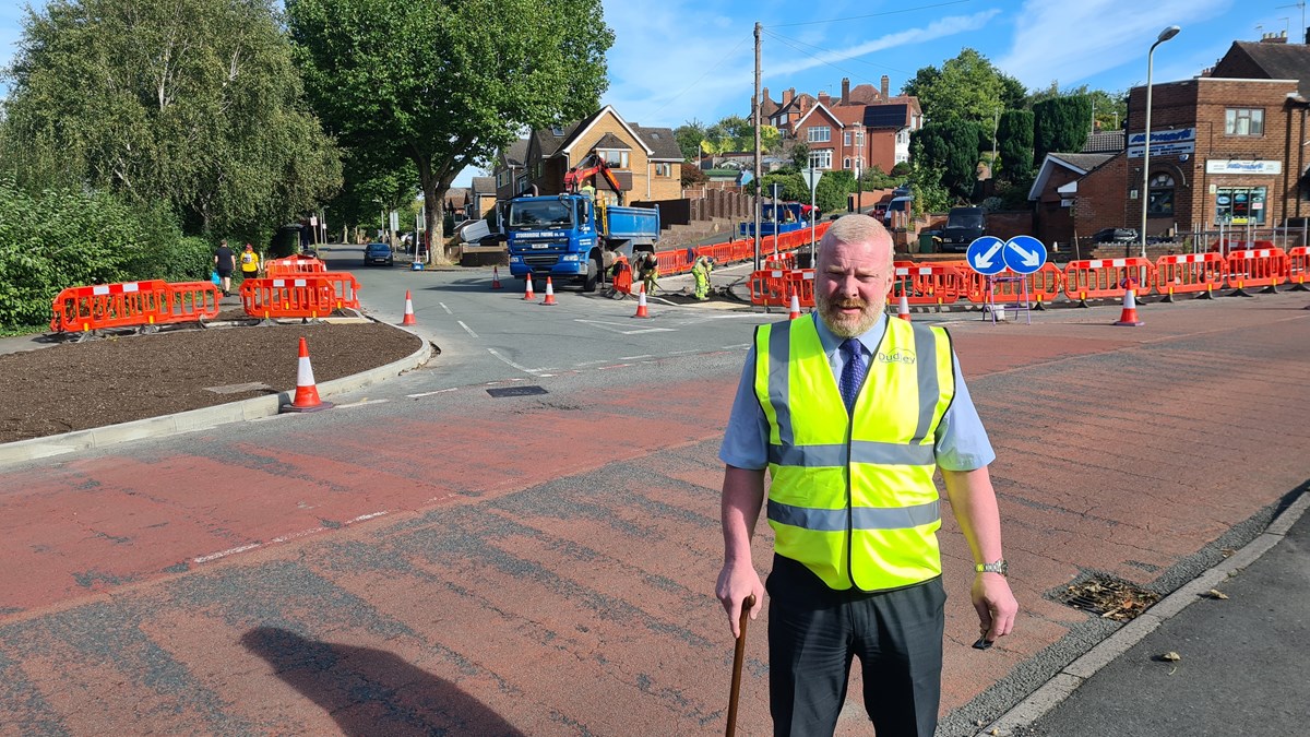 Wollescote Road local safety scheme