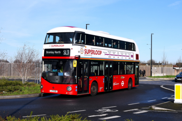 London’s pioneering new network of express bus services, the Superloop, now circles the entire capital: TfL Image - SL3