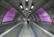 Ain Bailey with Elaine Mitchener, ‘Maybe It’s Because I’m A Londoner’, Waterloo underground station, 2026 Photo Thierry Bal 1: Ain Bailey with Elaine Mitchener, ‘Maybe It’s Because I’m A Londoner’, Waterloo underground station, 2026 Photo Thierry Bal 1