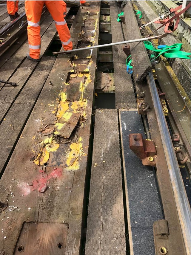 Manea bridge timber decking