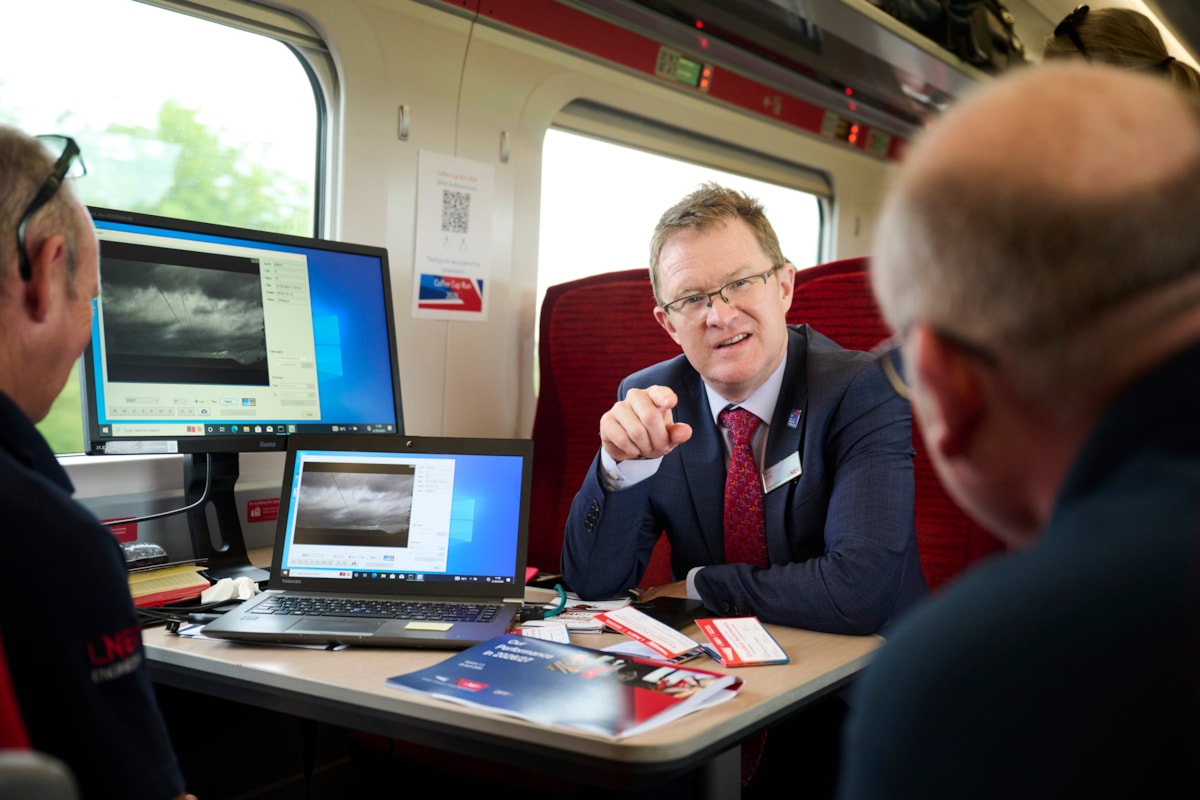 LNER Managing Director David Horne Travelling On The Coffee Cup Run-2