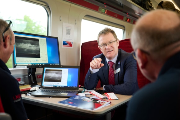 LNER Managing Director David Horne Travelling On The Coffee Cup Run-2