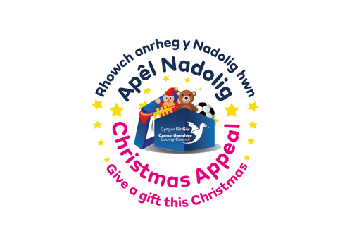 Carmarthenshire County Council’s 2025 Christmas Toybox appeal launched: Toybox appeal logo