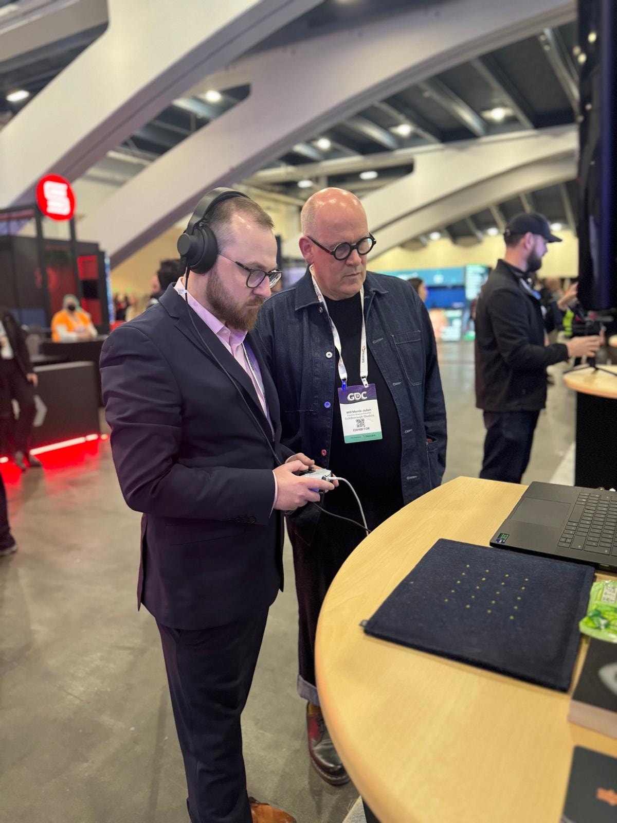 Jack Sargeant GDC with Will Morris Julien from Goldborough Studios