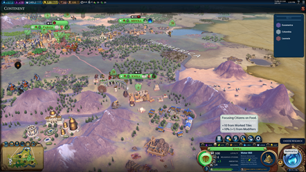 Civilization VI Leader Pass - Screenshots - Kongo Bonus Yields