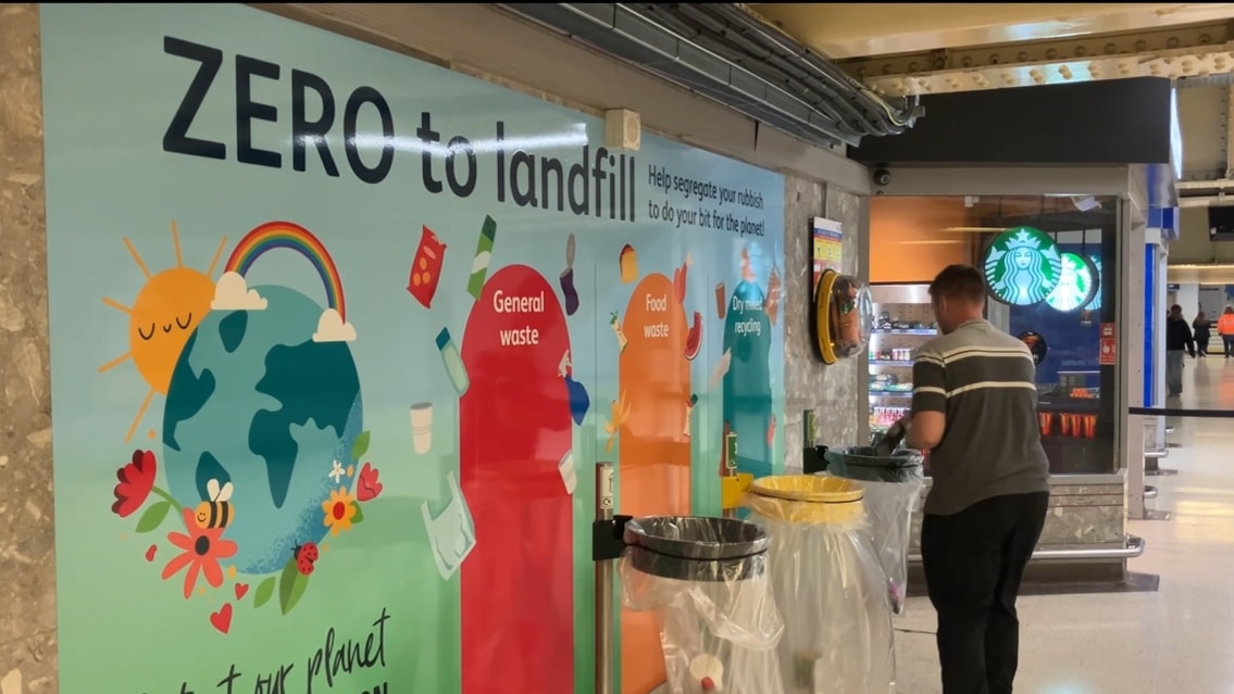 Using the new waste facilities at Bristol Temple Meads