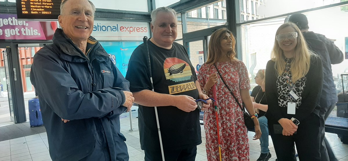 Sight Loss Council at Bristol Bus Station