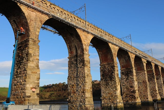 Royal Border Bridge repairs complete 7