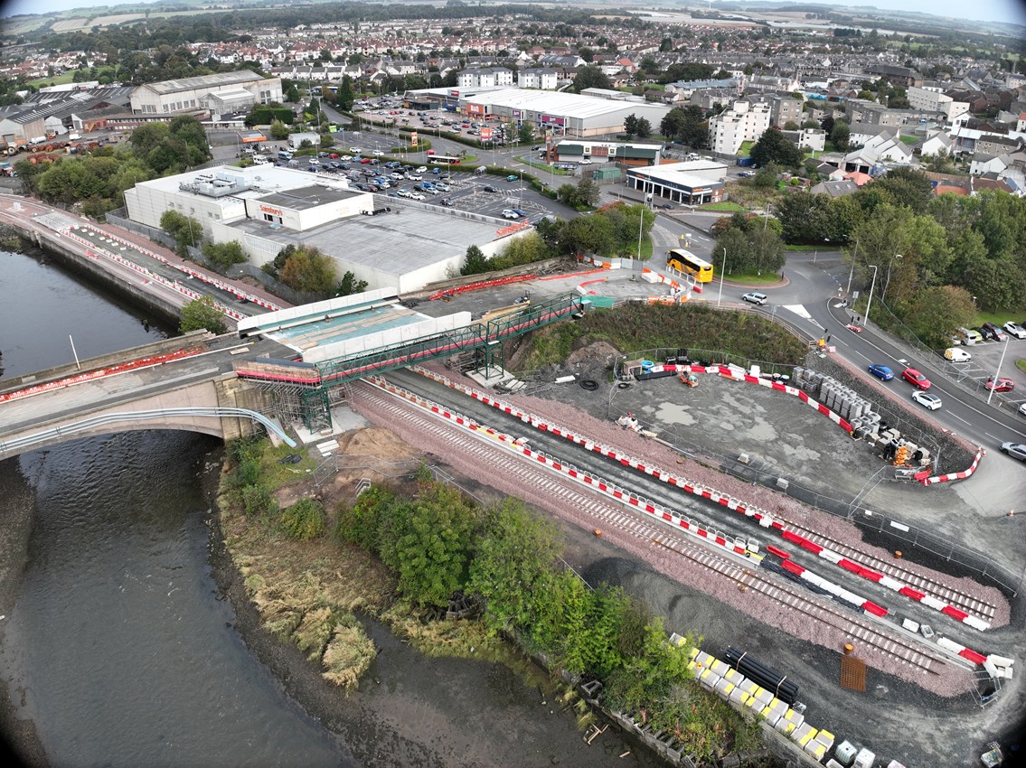 Date announced for Leven Road bridge to re-open.: 20 Nov 2023 Leven station