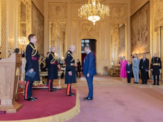 Matt Turner MBE Investiture 1