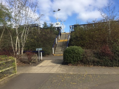 Livingston South platform 2 Staircase