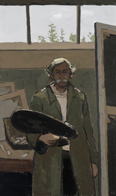 Kyffin Williams Self Portrait 1997 © LlGC / NLW