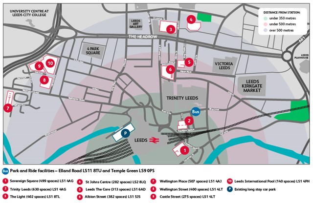 Leeds alternative car parks