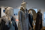 Winter is Coming: A Stark Family Reunion costume display at Game of Thrones Studio Tour: Winter is Coming: A Stark Family Reunion costume display at Game of Thrones Studio Tour celebrates the early Stark outfits including Ayra and Sansa's childhood gowns.