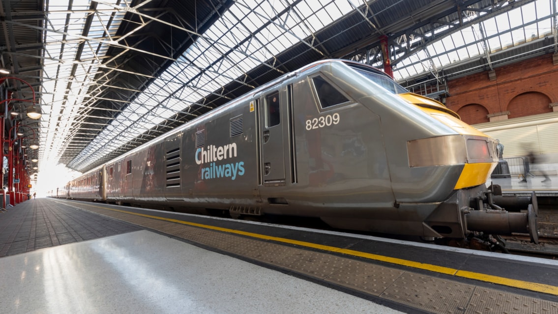 Journey changes between Birmingham and London Marylebone tomorrow: Chiltern Railways train at London Marylebone