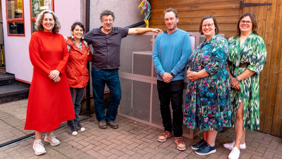 Laburnum Boat Club got fitted with a heat pump